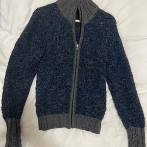 Dolce & Gabbana (D&G) knit sweater. Blue/gray. Size = US small